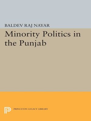 cover image of Minority Politics in the Punjab
